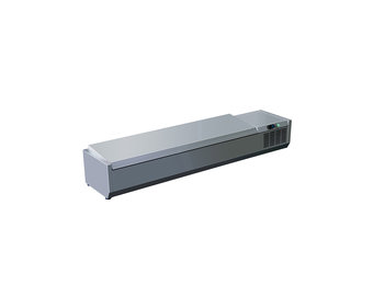 Opzet koelvitrine met deksel 1/3 GN model VRX 1800 S/S