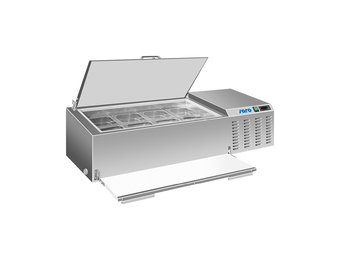 Opzet koelvitrine met deksel 1/3 GN model VRX S 1500