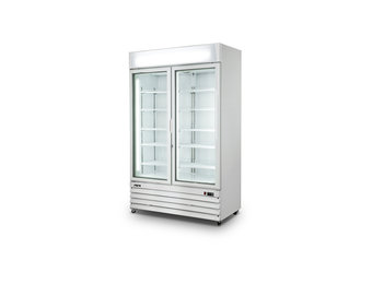 Vrieskast met ventilator koeling 2 glasdeuren model D 800