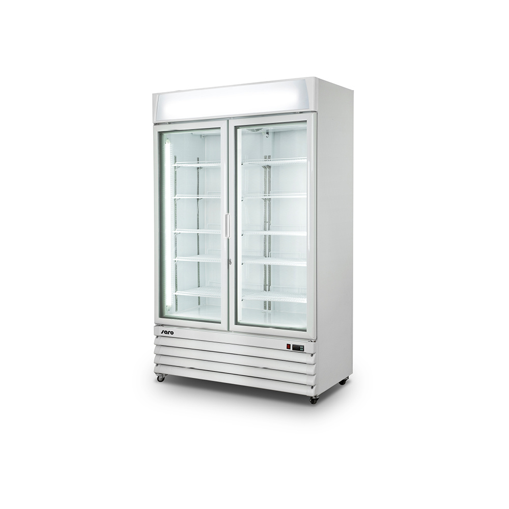 Vrieskast met ventilator koeling 2 glasdeuren model D 800