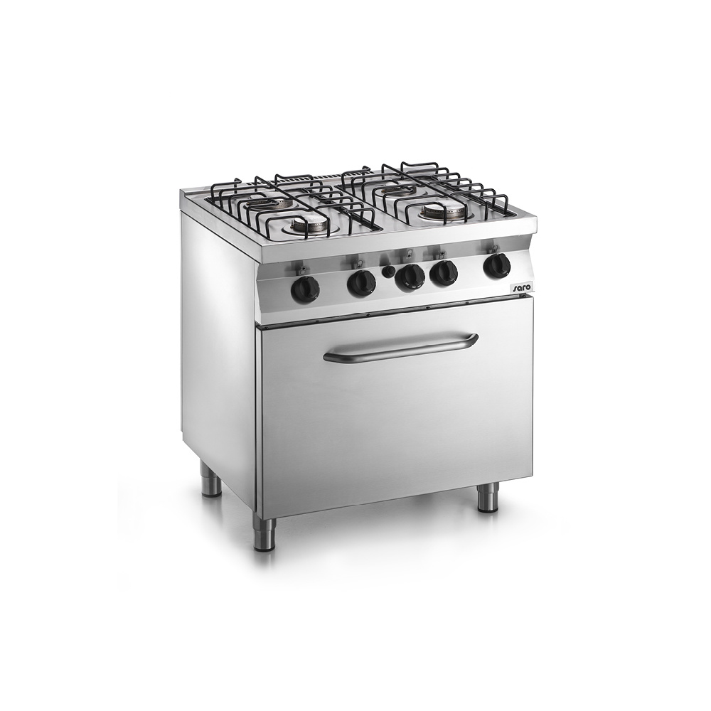 Fast-Serie gasfornuis met gasbakoven model F7/FUG4LO