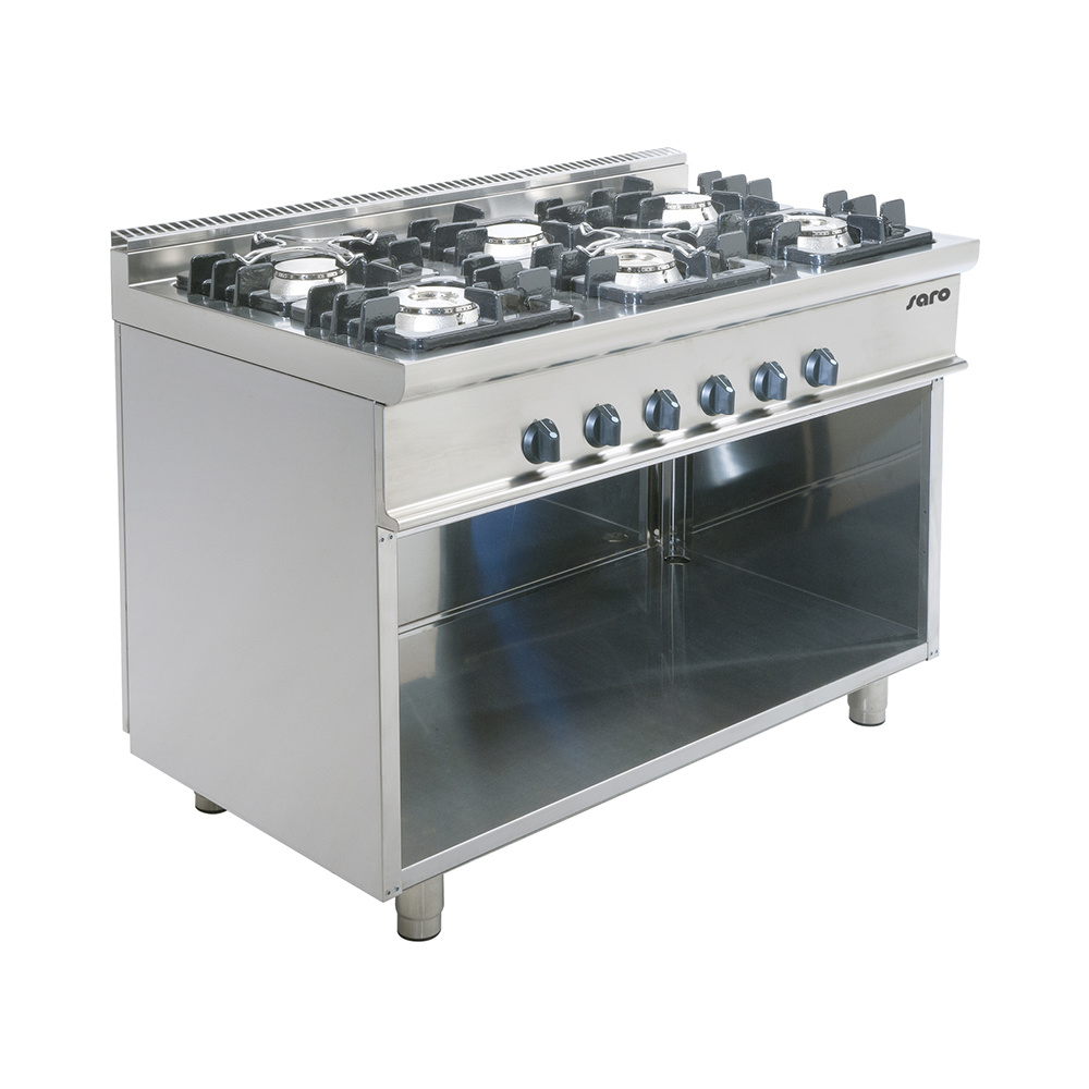 Gasfornuis met open onderstel model E7/KUPG6BA