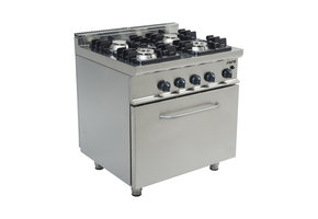 Gasfornuis met gasbakoven model E7/KUPG4LO