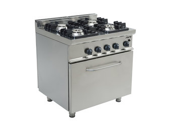 Gasfornuis met gasbakoven model E7/KUPG4LO