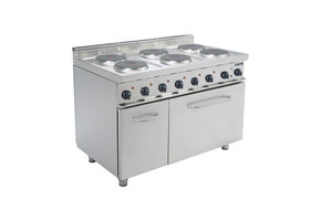 Electrische kookplaat met electrische oven model E7/CUET6LE
