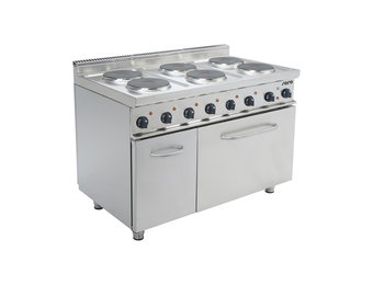 Electrische kookplaat met electrische oven model E7/CUET6LE