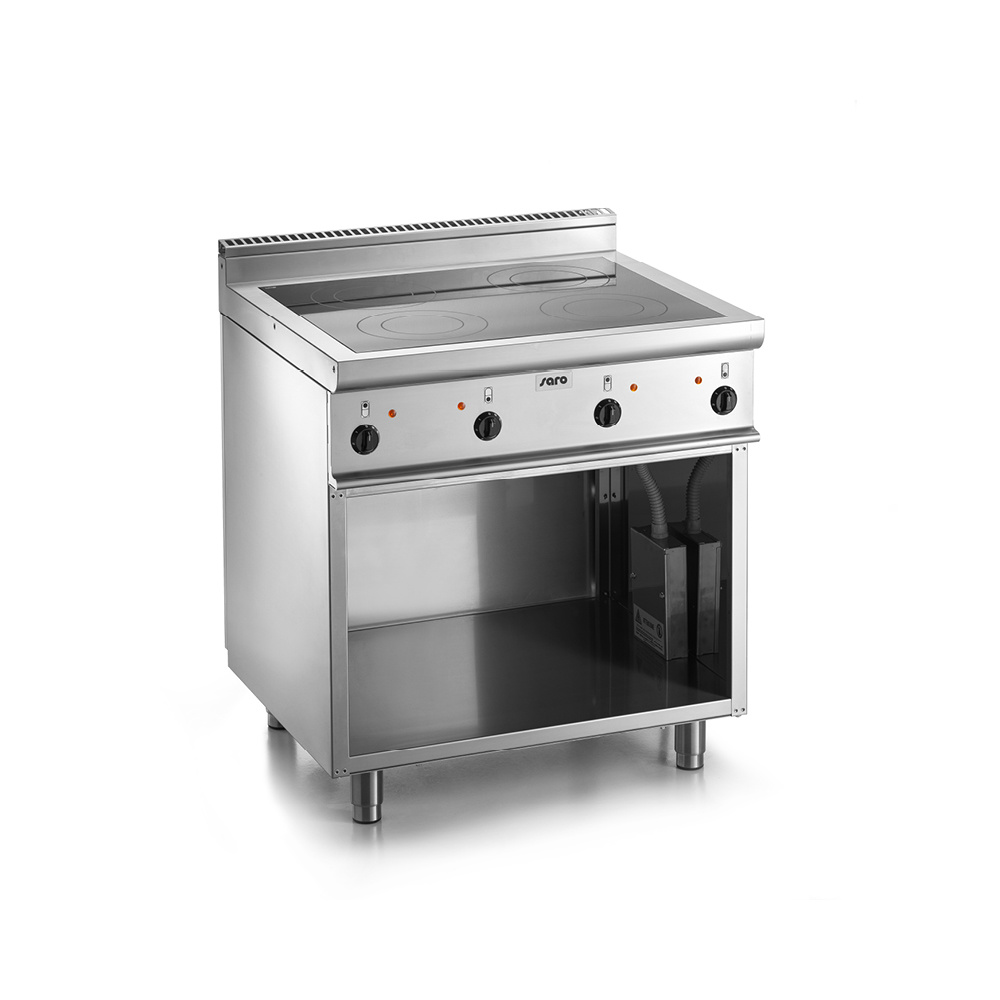 Inductie fornuis met open onderstel model E7/CUI2BAL