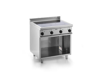 Inductie fornuis met open onderstel model E7/CUI4BAL