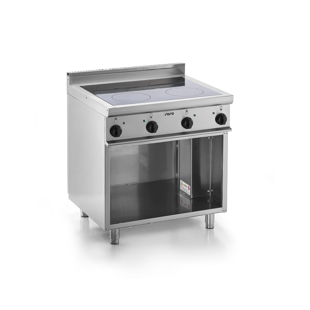 Inductie fornuis met open onderstel model E7/CUI4BAL