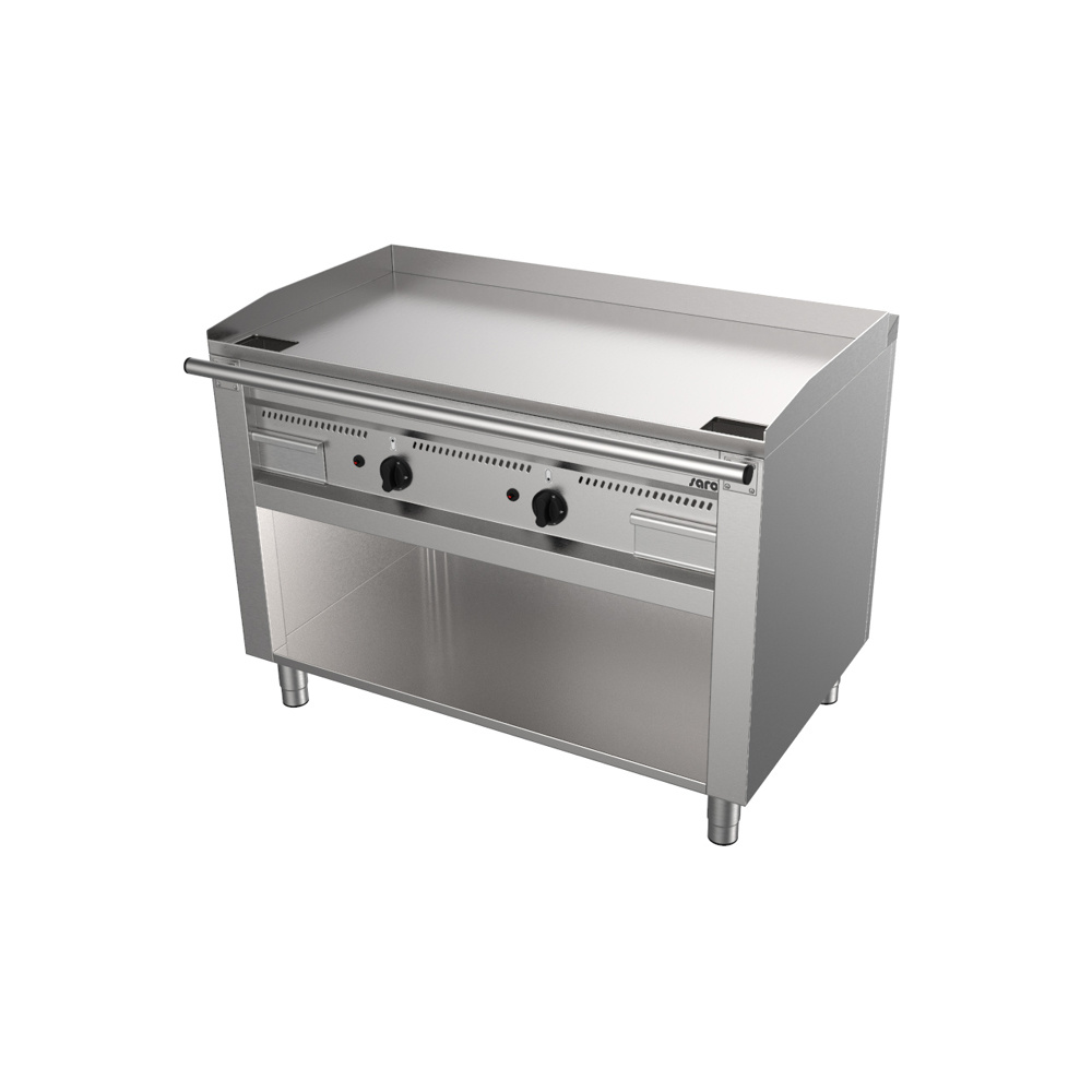 Gas Teppanyaki Grill met open onderstel model TED2/120G