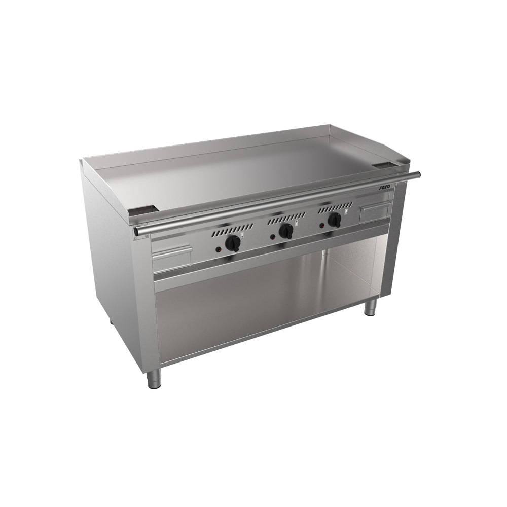 Gas Teppanyaki Grill met open onderstel model TED3/140G