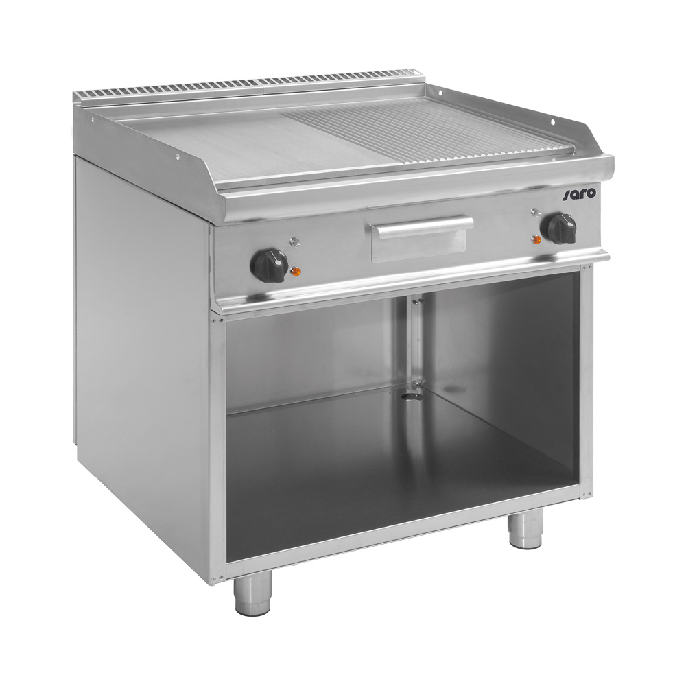 Electrische grillplaat met open onderstel model E7/KTE2BAM