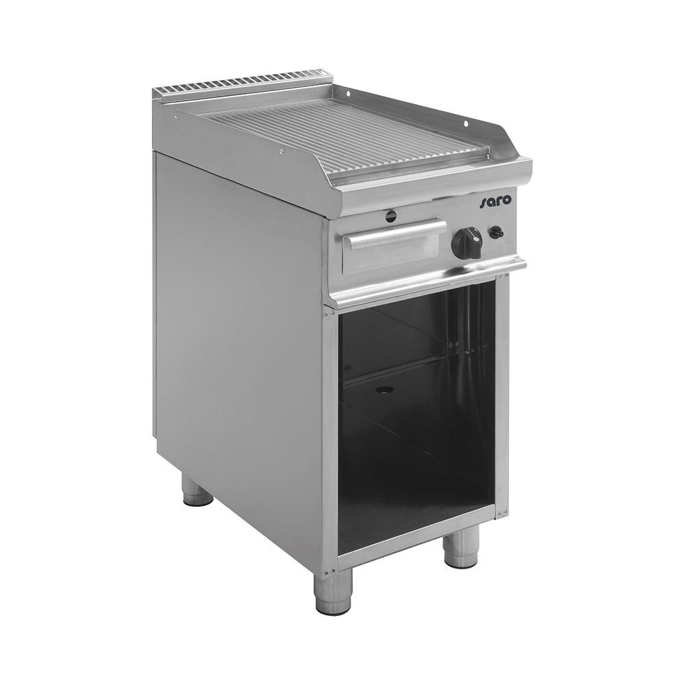 Gasgrillplaat met open onderstel model E7/KTG1BAR