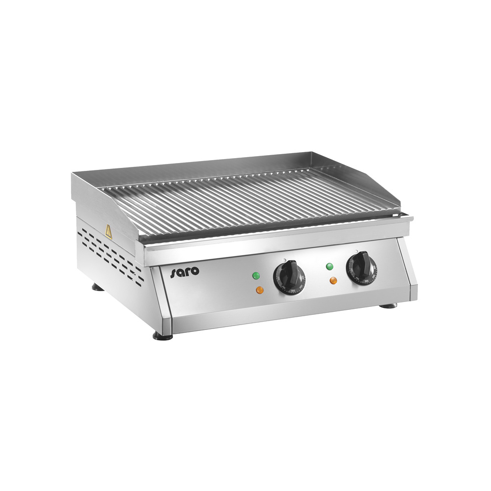 Electrische grillplaat (gegroefd) model FRY TOP GH 610 R