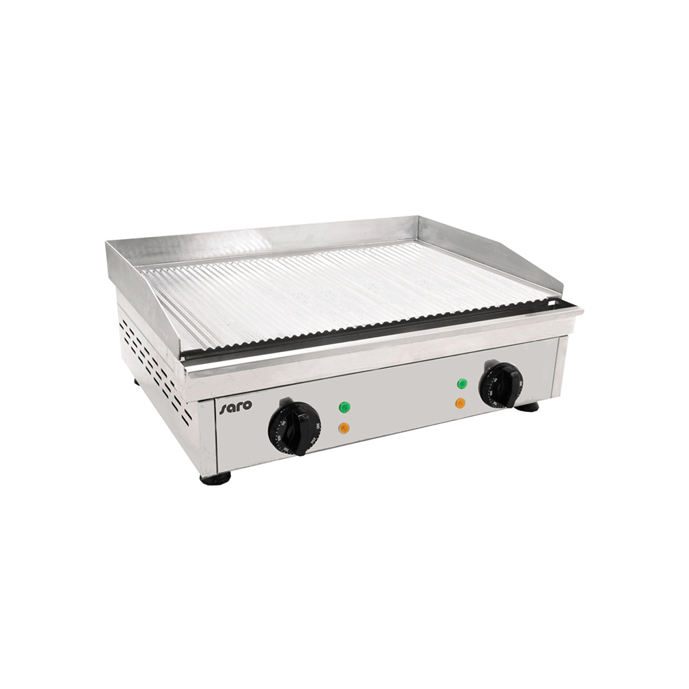 Electrische grillplaat (gegroefd) model FRY TOP GM 610 R