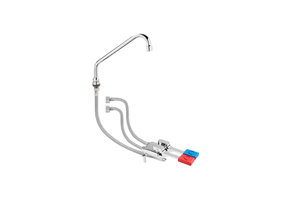 Koud- en warmwaterkraan NICOLE 457-1025 met voetbediening