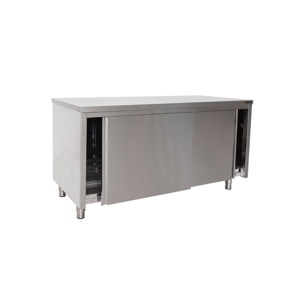 Roestvrijstalen wandkast schuifdeur 600 x 2000 mm