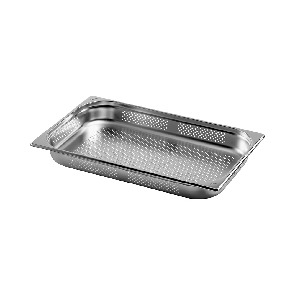 BASIC LINE GN-bak 1/1 GN geperforeerd diepte 40 mm