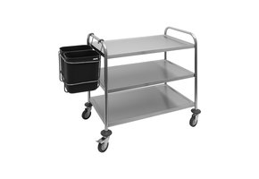 Afvalverzamel bakken voor serveer trolley model AB 2