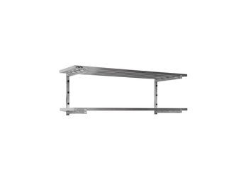 Wandschap met 2 open roosters 800mm