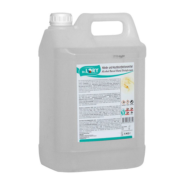 Dr. Lory desinfectiemiddel op basis van alcohol 5 liter