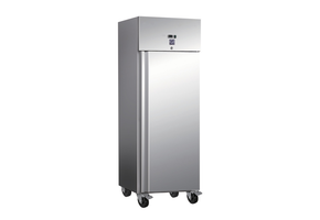 Gastro-Inox RVS 600 liter koelkast statisch gekoeld met ventilator