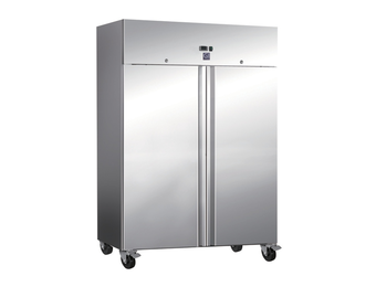 Gastro-Inox RVS 1200 liter vriezer statisch gekoeld met ventilator