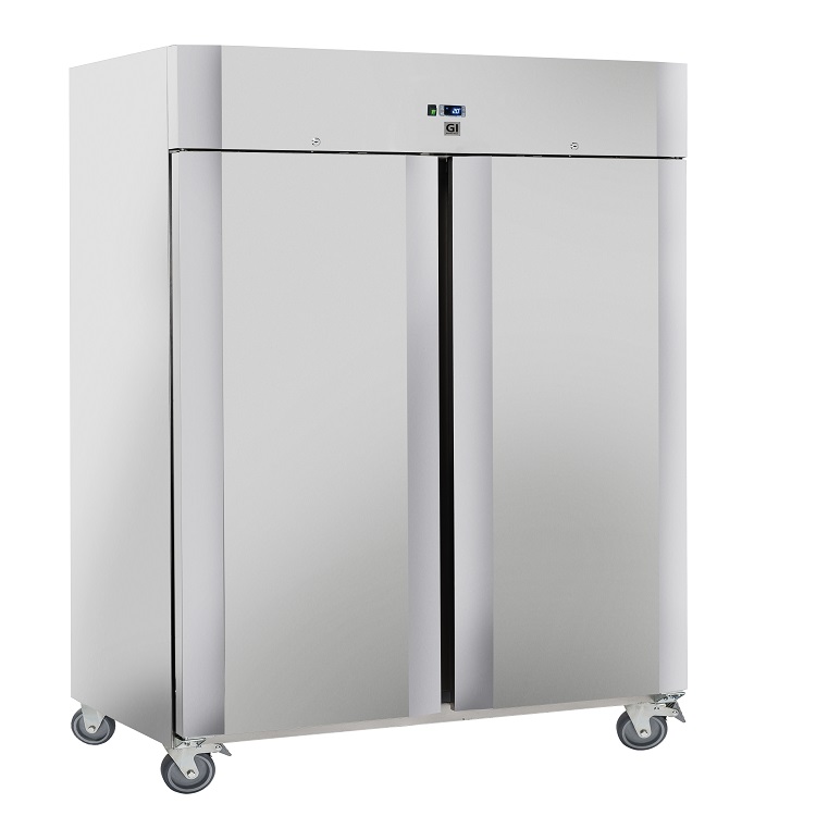 Gastro-Inox RVS 1400 liter koelkast geforceerd gekoeld