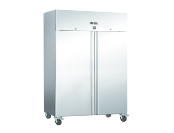 Gastro-Inox RVS vriezer 1200 liter geforceerd gekoeld