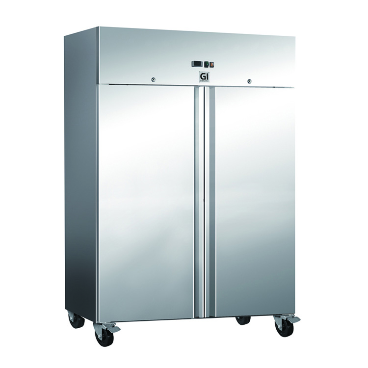 Gastro-Inox RVS vriezer 1200 liter geforceerd gekoeld