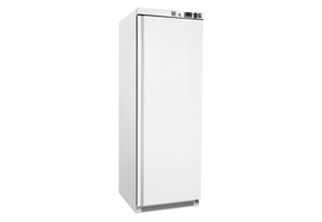 Gastro-Inox wit stalen vriezer 400 liter statisch gekoeld