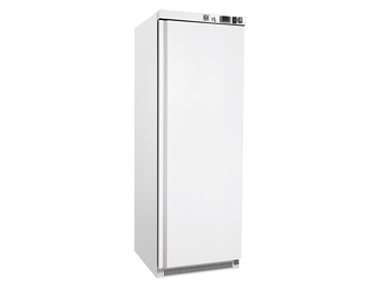Gastro-Inox wit stalen vriezer 400 liter statisch gekoeld