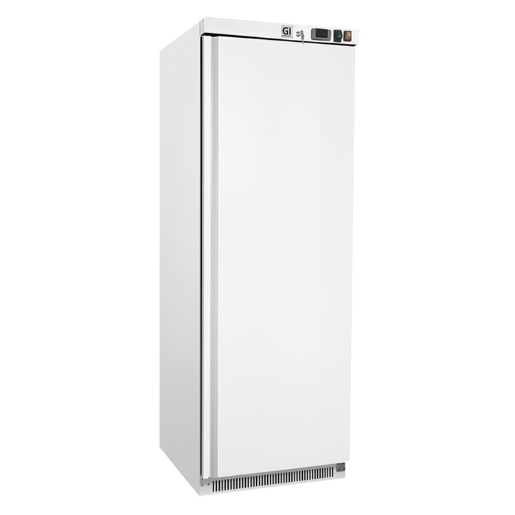Gastro-Inox wit stalen vriezer 400 liter statisch gekoeld