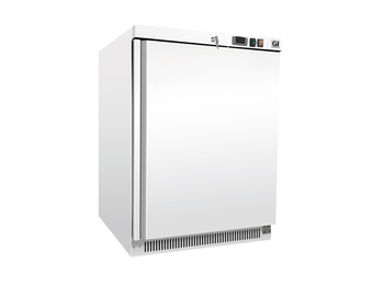 Gastro-Inox wit stalen vriezer 200 liter statisch gekoeld