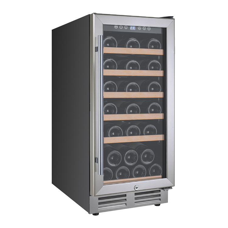 Gastro-Inox single zone wijnklimaatkast 30 flessen