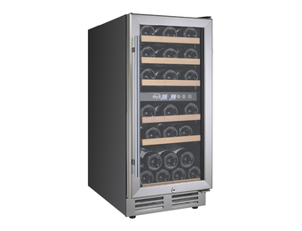 Gastro-Inox dual zone wijnklimaatkast 30 flessen
