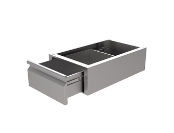 Gastro-Inox RVS lade voor onderbouw 580mm diep