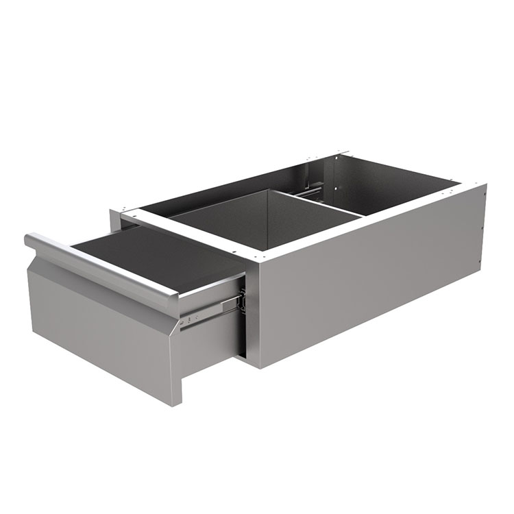 Gastro-Inox RVS lade voor onderbouw 680mm diep