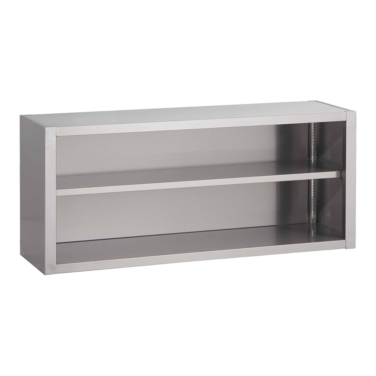 Gastro-Inox RVS open wandkast 1500 x 400 x 600 mm
