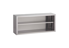 Gastro-Inox RVS open wandkast 2000 x 400 x 600 mm