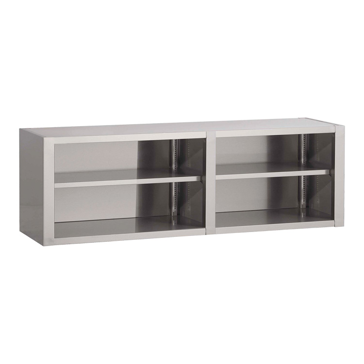 Gastro-Inox RVS open wandkast 2300 x 400 x 600 mm