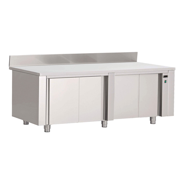 Gastro-Inox warmhoudkast met achteropstand 2700 x 700 x 850 mm