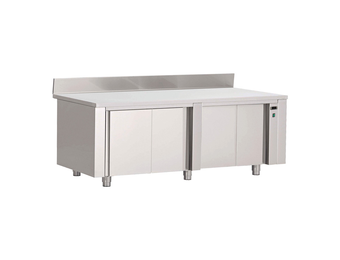 Gastro-Inox warmhoudkast met achteropstand 2800 x 700 x 850 mm