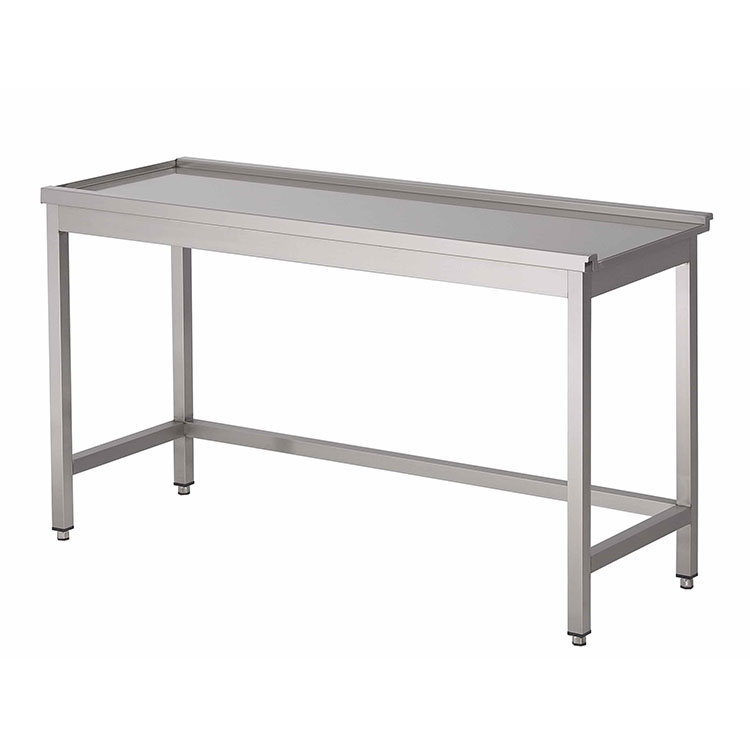 Gastro-Inox korventafel zonder onderblad links