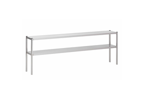 Gastro-Inox RVS dubbele etagère 1800 x 300 x 700 mm