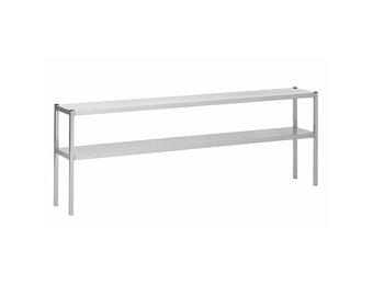 Gastro-Inox RVS dubbele etagère 1900 x 300 x 700 mm