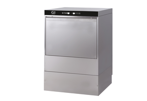 Gastro-Inox digitale vaatwasmachine met pomp en zeepdispenser 50 x 50 cm 230V