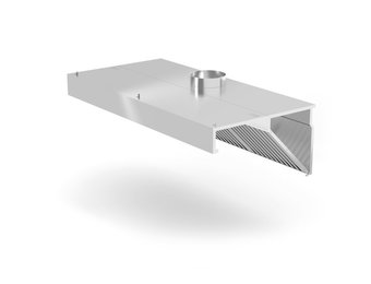 Afzuigkap zonder verlichting 1200 x 700 x 450 mm