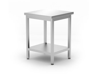 Centrale werktafel met schap Budget Line 600 x 600 x 850 mm