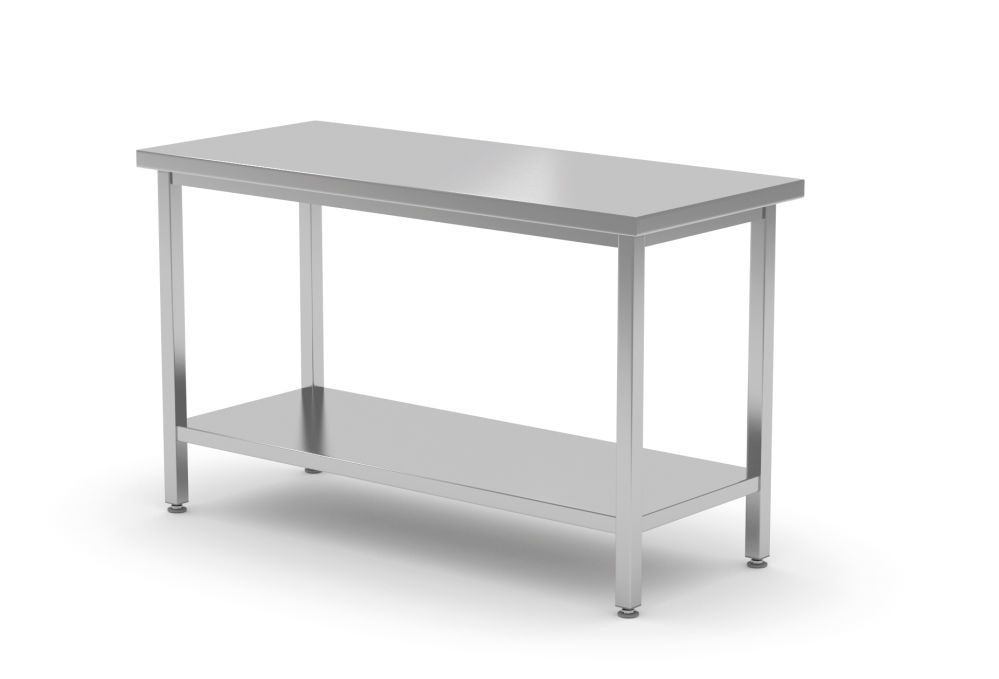 Centrale werktafel Profile Line met plank 1000 x 700 x 850 mm